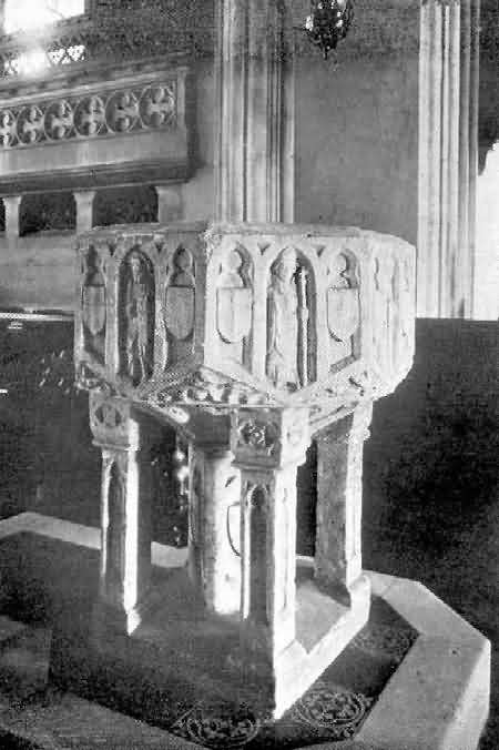 Broadhembury: Font
