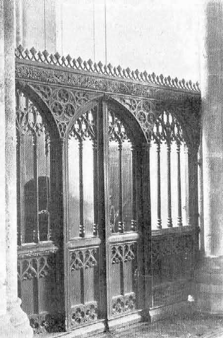 Buckland Monachorum: Belfry Screen