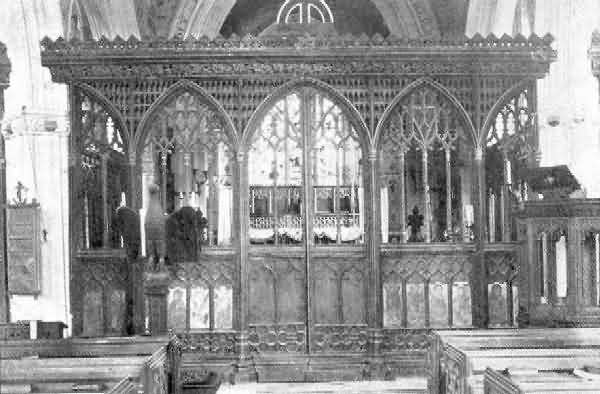 Powderham: Rood Screen