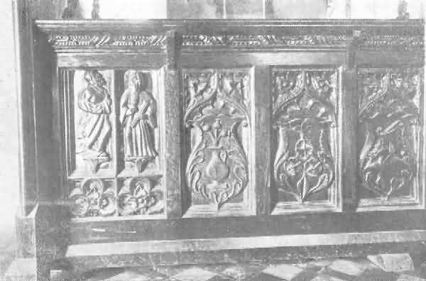 Thornbury: Carving on Choir Stalls, 2